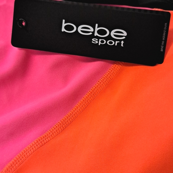 176. NWT BEBE SPORT CROP ACTIVE LEGGING - Picture 2 of 5